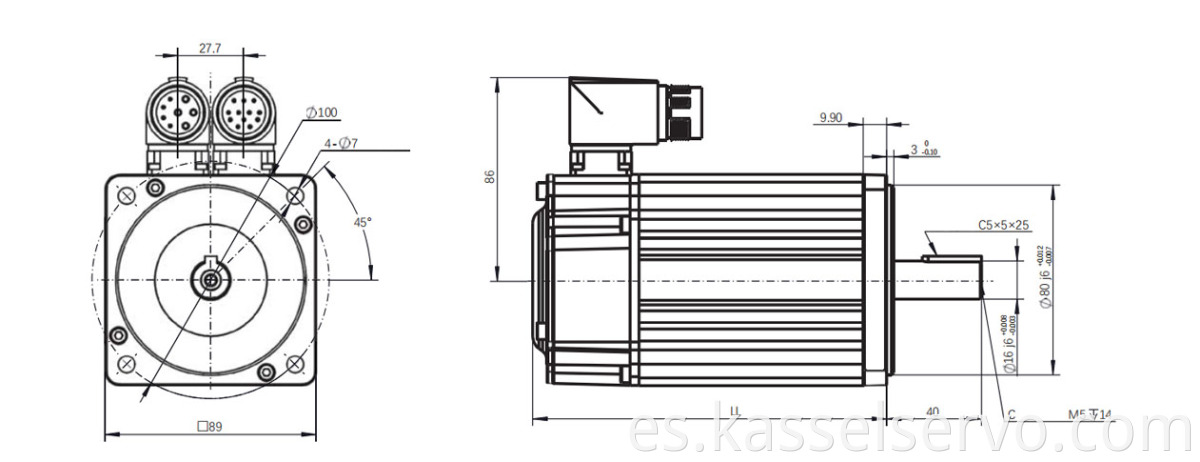 Z8M 400V 400W 90mm